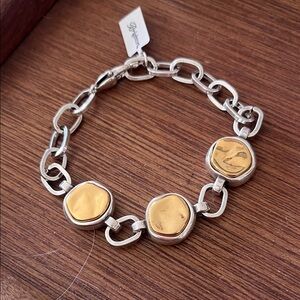 Elegant Two-Tone Bracelet
